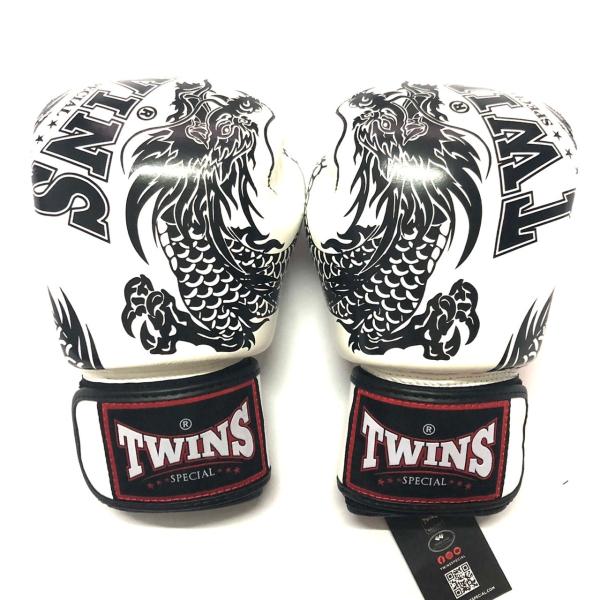 新品 正規 TWINS 本格ボクシンググローブ TWドラゴン 白