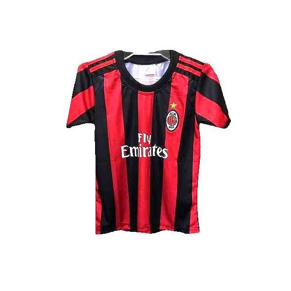 オリジナルネーム作成 子供用 K002 Acミラン 赤黒 18 ゲームシャツ パンツ付 キッズ ジュニア サッカー ユニフォーム 6580 モンコショップ 通販 Yahoo ショッピング