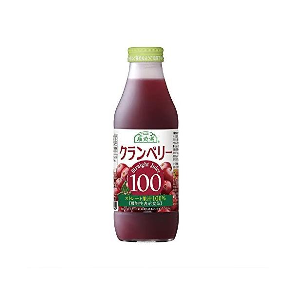 順造選 機能性表示 クランベリー100 500ml×3本入りセット 無添加 果汁100％ ストレート クランベリージュース キナ酸 機能性食品