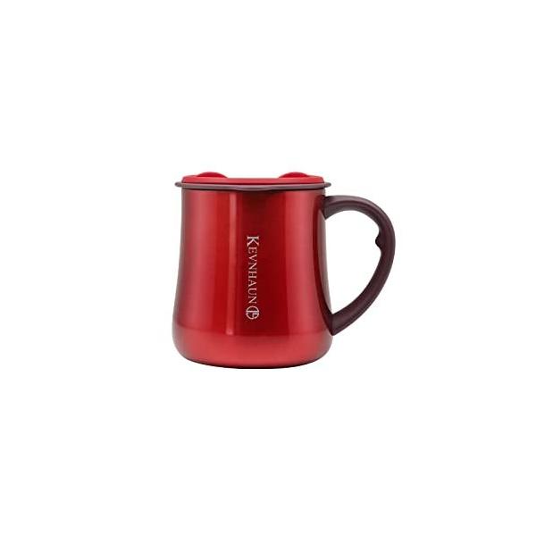 KEVNHAUN ケヴンハウン ステンレスマグ 330ml アウトドア 蓋付き レッド KDS.8403