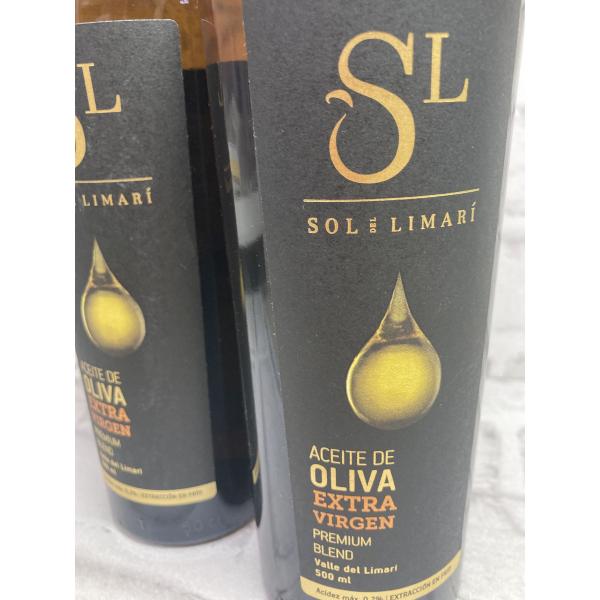 （2セット）ソル・デル・リマリ エクストラヴァージンオリーブオイル 500ml 瓶　オリーブオイル　瓶　金賞受賞
