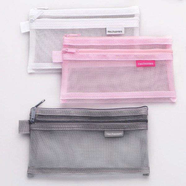 メッシュポーチ かわいい マルチポーチ 小物入れ 平型 薄型 メイク 化粧ポーチ ペンケース 収納 アクセサリー 薬 トラベルポーチ Xiuz モノコレ 通販 Yahoo ショッピング