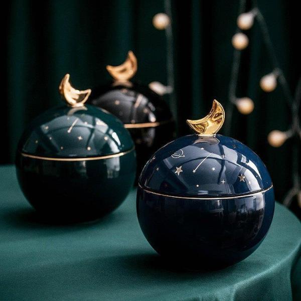 圧倒的高評価 日用雑貨 保存容器 調味料入れ 小物入れ キッチン雑貨 月 球体 宇宙柄 星 惑星 ナッツ入れ 高見え グリーン ブルー 7 格安人気 Www Noithatnhatrang Com Vn