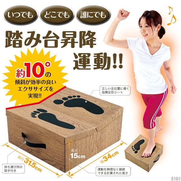 どこでもエクササイズ フミッパー ステッパー スローステップ ダンボール ダイエット 送料無料 モノコーポレーション 通販 Paypayモール