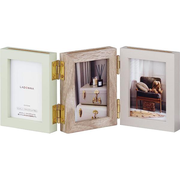 LADONNA ラドンナ　フォトフレーム　メタルガラス　写真立て　新品未使用 mono-pocket_4934122093595