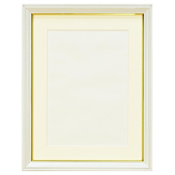 額の内側に金ラインがアクセントの肖像額　飾る写真がより一層引き立ちます■外寸：187 x 239mm■内寸：165 x 217mm■重量：350g■パッケージ：かぶせ箱（白箱）■対応サイズ：2L判■柄：無地■本体：樹脂製■面材：ガラス縦横兼...