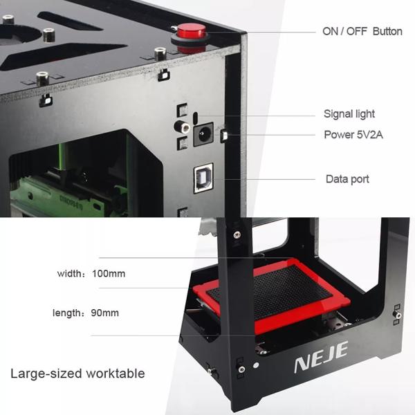 NEJE 1000mWレーザー彫刻機 NanoLabWebShop / NEJE 1000mW レーザー彫刻機 DK-8-KZ