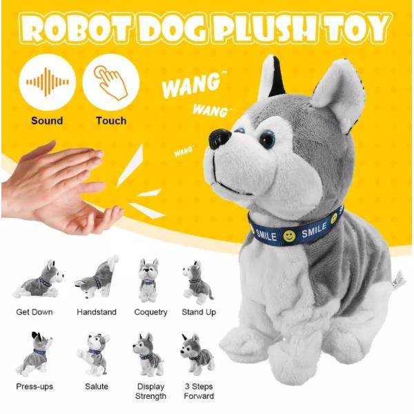 グリコおまけ　犬の車付人形　レア　可愛らしい尻尾が動く クリフォード 犬 しっぽがクルクル動く ぬいぐるみ 2匹セット