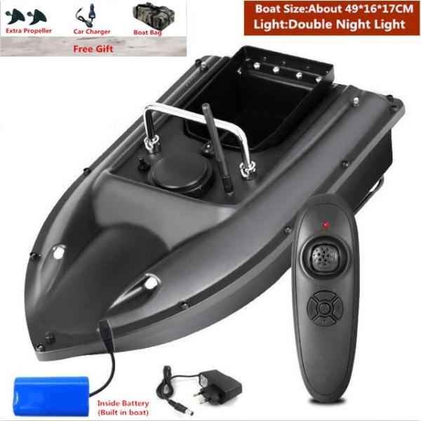 非接触型釣り餌ボート,容量4.4lb,自動rc,餌,ボート,距離500m