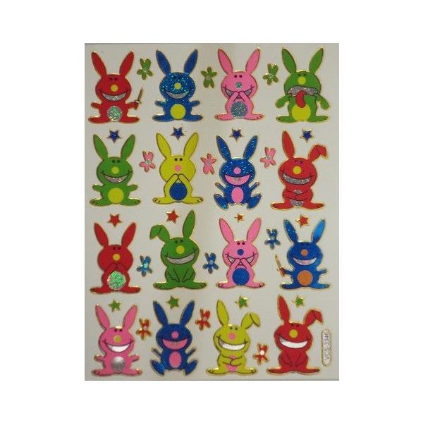 きらきらシール 兎 うさぎ ウサギ 145 : mono-sta - 通販 - Yahoo