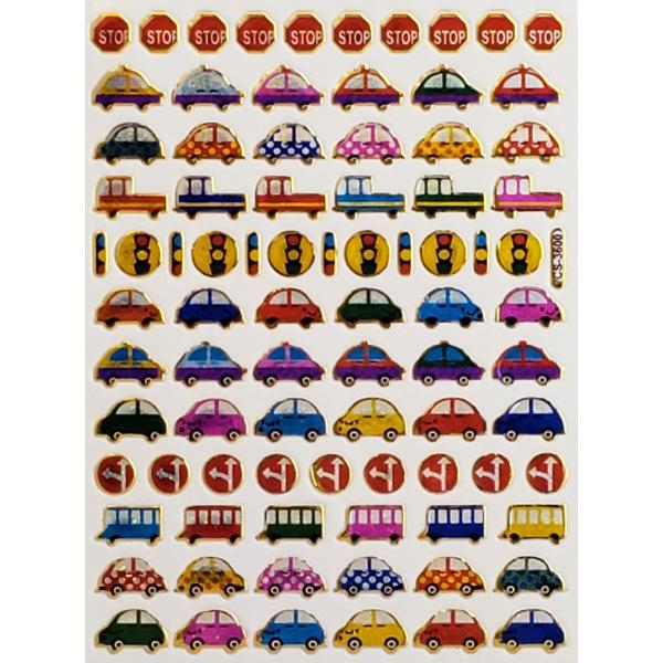きらきらシール 働く車 トラック パトカー 標識 信号機 196 Seal Car4 Mono Sta 通販 Yahoo ショッピング