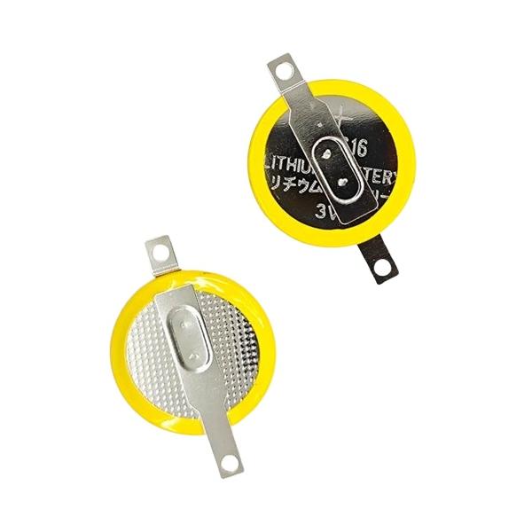 ボタン電池 CR1616 3V タブ 横型ラグ端子付き 互換品 GMA ゲームボーイ アドバンス CMOS バックアップ 基板取付用 10個セット