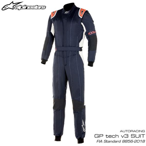 2021-23f ApCX^[Y GP TECH v3 SUIT lCr[u[×bh(7134) [VOX[c FIA8856-2018Ff AUTO RACING SUIT (3354020-7134)