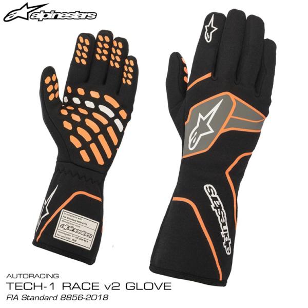 2020-22f ApCX^[Y [VOO[u TECH1-RACE v2 ubN×IW(156) FIA8856-2018Ff AUTO RACING GLOVE (3551020-156)