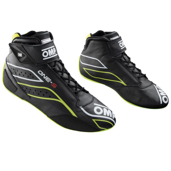 OMP ONE-S SHOES MY2020 ブラック×イエロー (178) レーシング OMP ONE-S SHOES MY2020 ブラック×イエロー (178) レーシング