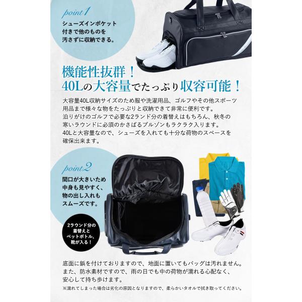 美品 ラッセルノ ゴルフ ボストンバッグ ネイビー ピン（PING）（メンズ、レディース）ゴルフ 大容量 ネイティブ