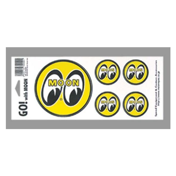 ムーンアイズ 正規品取扱店 DM-120 ステッカー STICKER 5ps SET MOONEYES DM-120