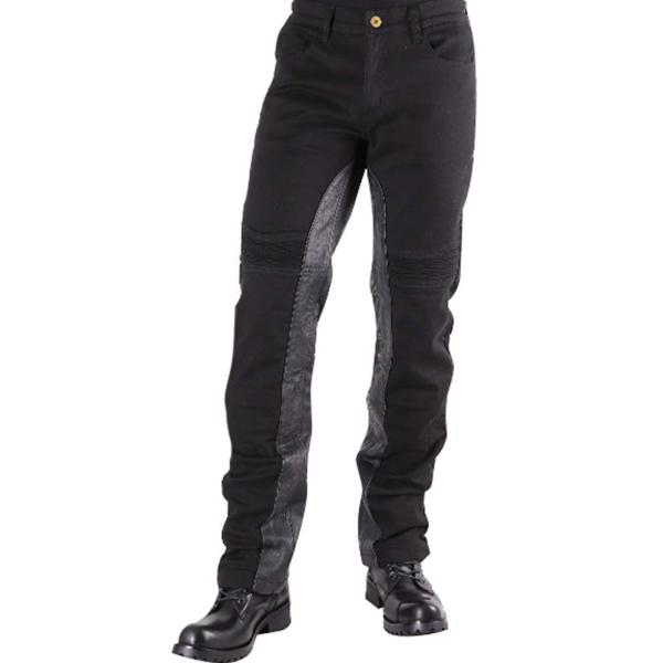 【美品　手洗い洗濯済み】DEGNER（デグナー）メンズコットンパンツ（ブラック） 送料無料☆デグナー認定WEB正規代理店】デグナー(DEGNER)☆メンズ