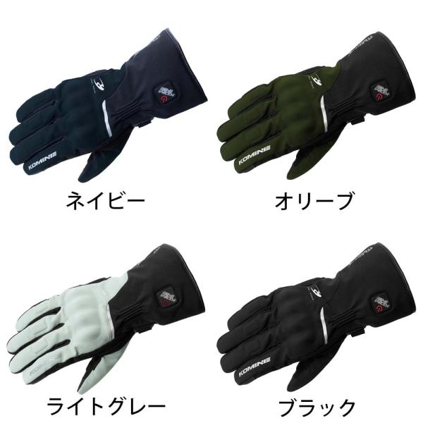 【美品】コミネ EK-217 電熱グローブ XLサイズ★バッテリー・充電器セット 電熱 コミネ EK-217 08-217 プロテクトエレクトリック ヒートグローブ