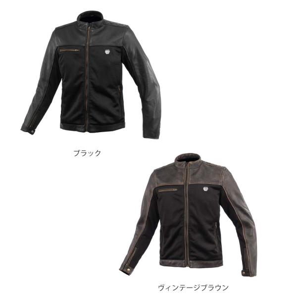 コミネ 【送料無料】 (KOMINE)☆WM~4XL 07-166 ハーフレザー