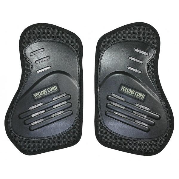 ○イエローコーンのウェアーで「胸プロテクター対応モデル」のみに対応します。（メンズのみ）・ブランド：イエローコーン(Yellow Corn)・品番：YA-120・カラー：ブラック・片方の実寸：縦28×横16.5×厚み1(cm)・定価：2,5...