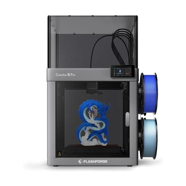 FLASHFORGE Creator5Pro デスクトップ型 3Dプリンター マルチカラー＆マルチマテリアル印刷 ツールチェンジャー 【日本正規総代理店APPLE TREE】