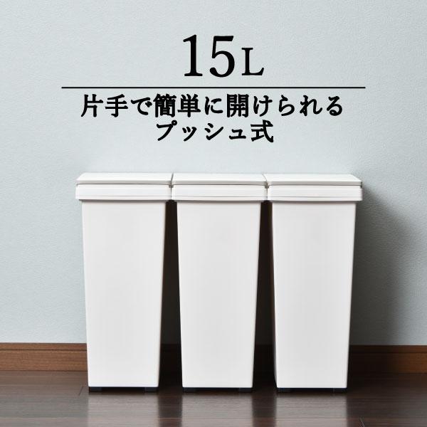 アスベル（ASVEL） ゴミ箱 おしゃれ 15リットル 蓋つき ダストボックス