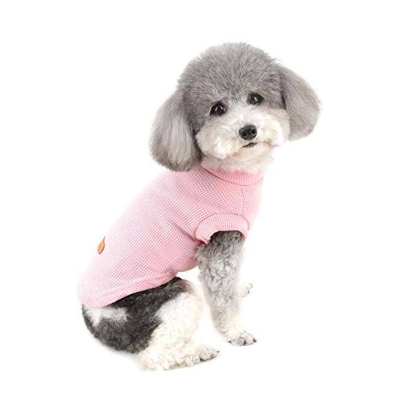 ZUNEA 犬服 Ｔシャツ 小型犬 春夏 タンクトップ 柔らかい 綿製 おしゃれ かわいい シャツ 可愛い ペット ドッグウ