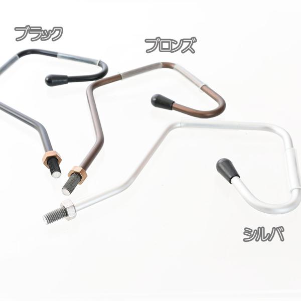 ベランダ固定型タイプ物干し台竿受け1本（２５角、３０角、組立）DIY フック 竿受け M8