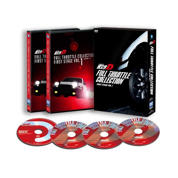 DVD/TVアニメ/頭文字(イニシャル)D フルスロットル・コレクション First Stage Vol.1 (3DVD+CD)【Pアップ