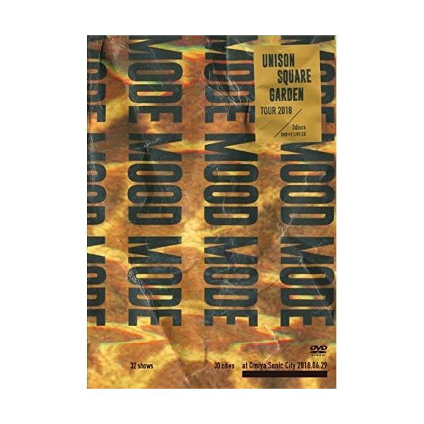 DVD/UNISON SQUARE GARDEN/UNISON SQUARE GARDEN TOUR 2018 MODE MOOD MODE at Omiya Sonic City 2018.06.29 (DVD+2CD)【Pアップ