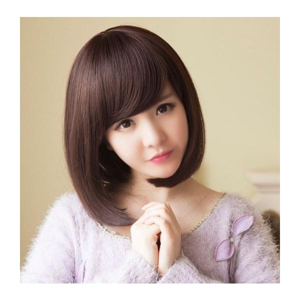レディース フルウィッグ 清楚お嬢様 モテヘア ミディアム ネット付 茶 ブラウン Cp 0709 02 Mono Life 通販 Yahoo ショッピング