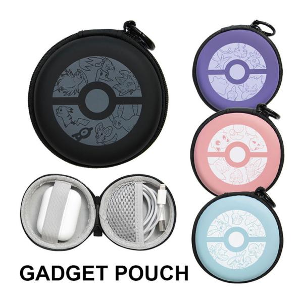 ガジェットポーチ ハード ミニ 小型 ポケットモンスター カラビナ付き 小物入れ コンパクト ミニポーチ　poke-956