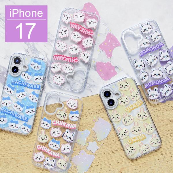 iPhone17 ケース ちいかわ Camera Frame クリアケース ソフトカバー インナーシート付き iPhone17 ck-100