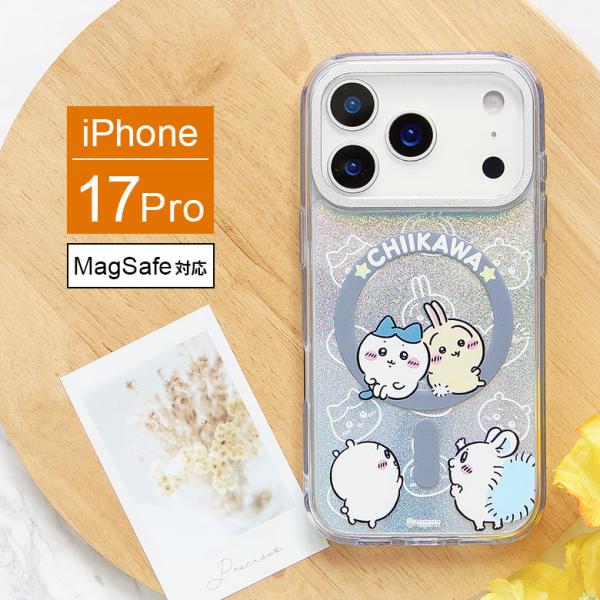 iPhone17Proケース ちいかわ MagSafe対応 Camera Frame クリアケース インナーシート付き iPhone17 プロ ck-104a