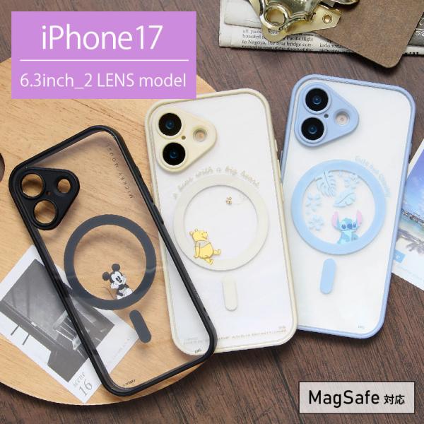 iPhone17 ケース ディズニーキャラクター MagSafe対応 IIIIfit