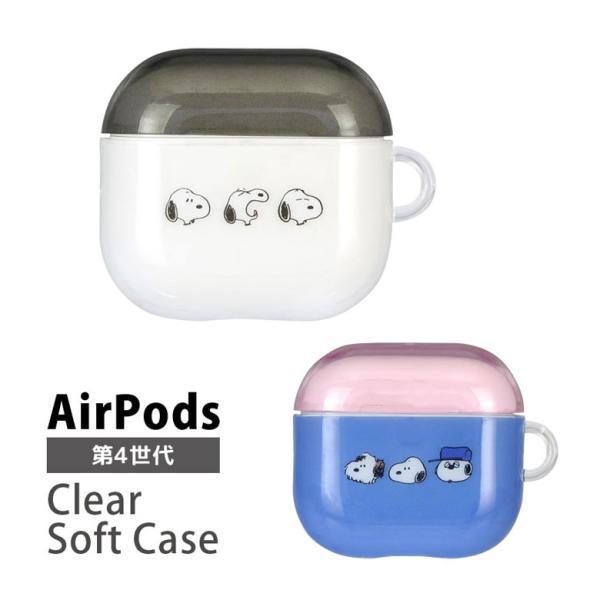 AirPods4 ケース ソフト スヌーピー Air Pods 4 エアーポッズ