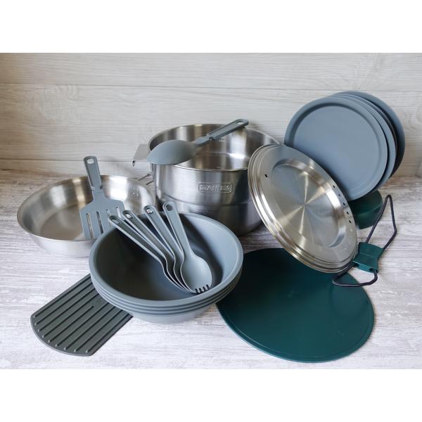 Stanley - 新品 スタンレー アドベンチャー ベースキャンプクックセット STANLEY Full Kitchen Base Camp Cook Set スタンレイ Stanley キャンプセット クックセット アウトドア ギフト 結婚祝い プレゼント 贈り物 食器セット ギフトセット_17001002 スタンレー アドベンチャー ベースキャンプクックセット STANLEY