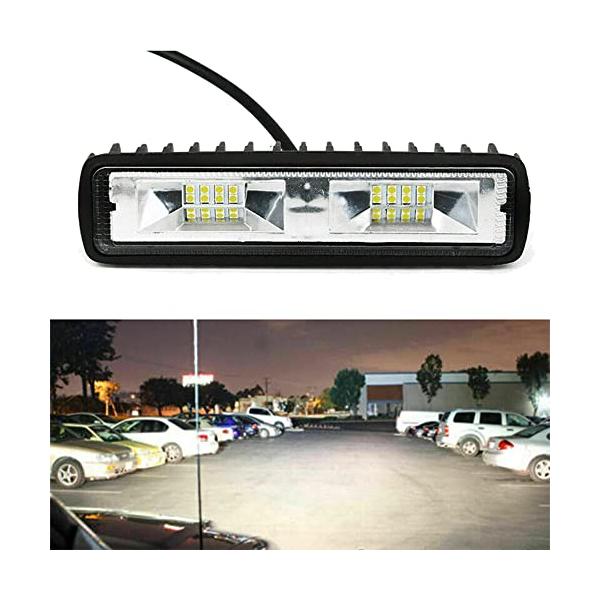 LED フォグランプ ワークライト 作業灯 防振 耐衝撃 DC12V 24V 4個セット 汎用