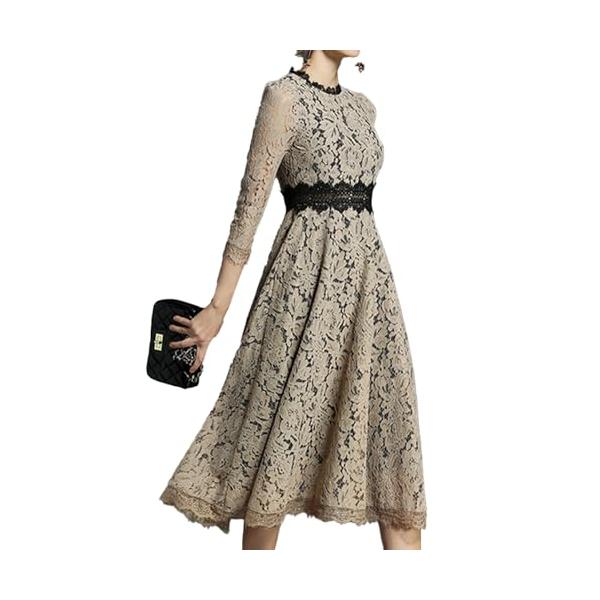 cotooワンピース❤️薔薇モチーフ総レース❤️セレモニー❤️フォーマル キッソス（KISSOS） レディース ワンピース パーティー