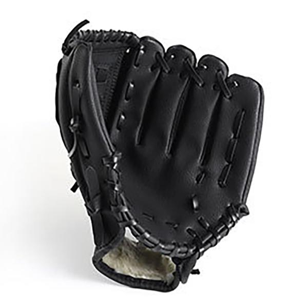 野球 グローブ グラブ 12.5インチ キャッチボール オールラウンド スポーツ 軟式 硬式 (ブラック)