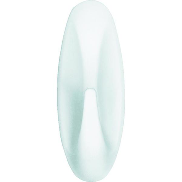 ●水がかかる場所でも、しっかり貼れて、キレイにはがせます。●小物用にお使い下さい。●耐荷重(kg)：1.0●縦(mm)：80●横(mm)：30●色：ホワイト●パック内容：フック(M)2個、耐水粘着タブ(M)2枚●サイズ：M●フック材質：スチ...