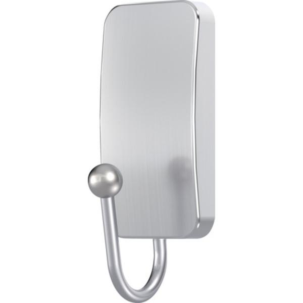 ●簡単にはがせ、多くの材質の壁面（平滑面）に対応します。（壁紙や凹凸面には使用できません。)●壁面を傷めません。●アクセサリーや小物を掛けられます。●上質なメタリックトーンです。●平面壁への収納、一時置きに。●耐荷重(kg)：0.45●縦(...