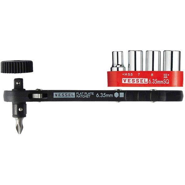 他サイト： ベッセル VESSEL TD-72 板ラチェットドライバーセット 工具セットの商品画像