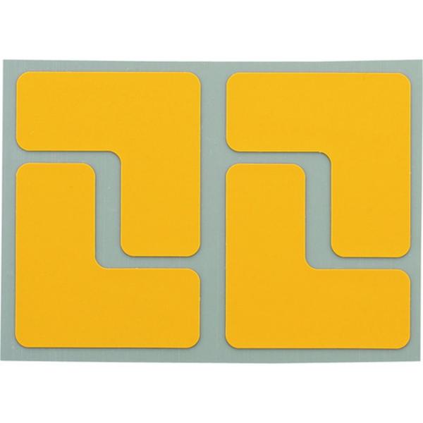 ●丈夫なフィルムと強力な粘着剤で破れや剥がれが少なく、取り換えの際には剥がしやすいテープです。●フォークリフトやパレットの擦れによる破れやはがれをコーナー表示で解決します。●屋内用●倉庫内、工場内の５Ｓや安全区分け表示。●色：黄●幅(mm)...