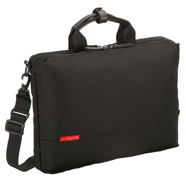 他サイト： 【ポイント10倍】MANHATTAN PASSAGE マンハッタンパッセージ Slim Well-Organized 2way ビジネスバッグ ブリーフケース A4 ブラック #7011-BKの商品画像