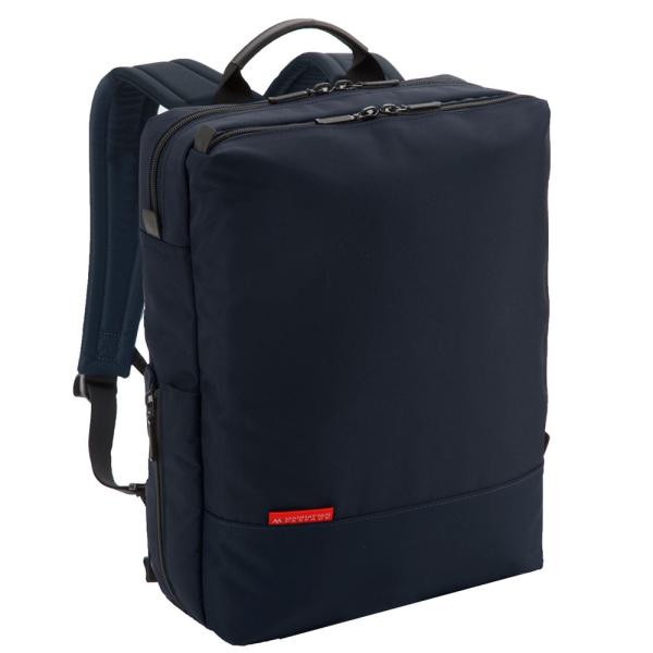 �y�|�C���g10�{�zMANHATTAN PASSAGE Well-Organized City Backpack Plus2 �r�W�l�X�o�b�O �����b�N A4 �~�b�h�i�C�g�u���[ #7016-BL