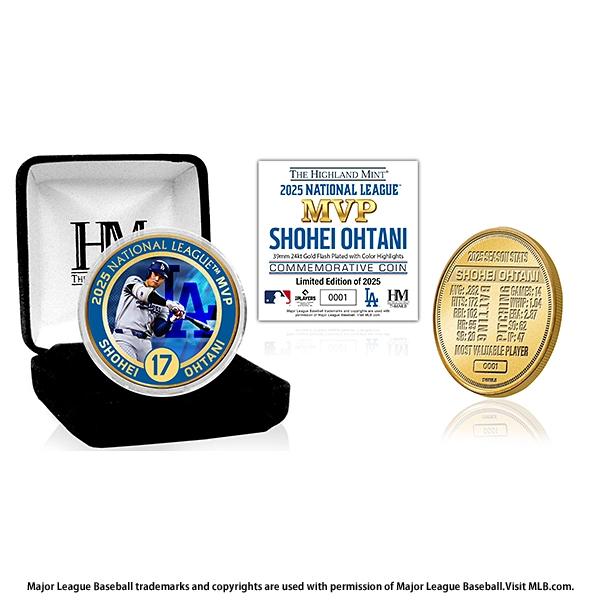 先行予約商品】MLB ドジャース 大谷翔平 2025 NL MVP 受賞記念