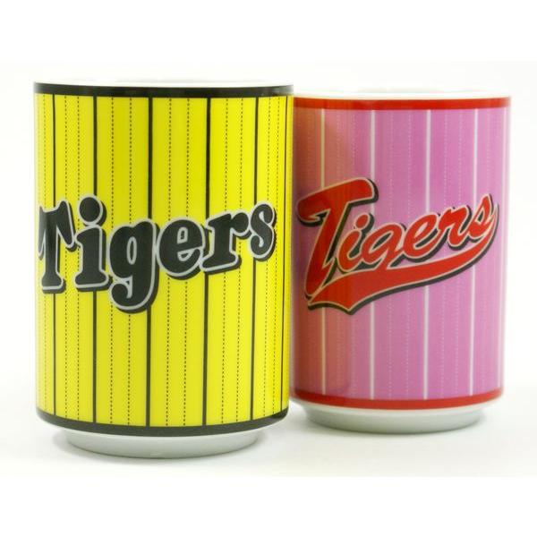 阪神タイガースグッズ Tigers 湯呑みセット カラー Yunomiset 1 阪神タイガースグッズ 通販専門店 通販 Yahoo ショッピング
