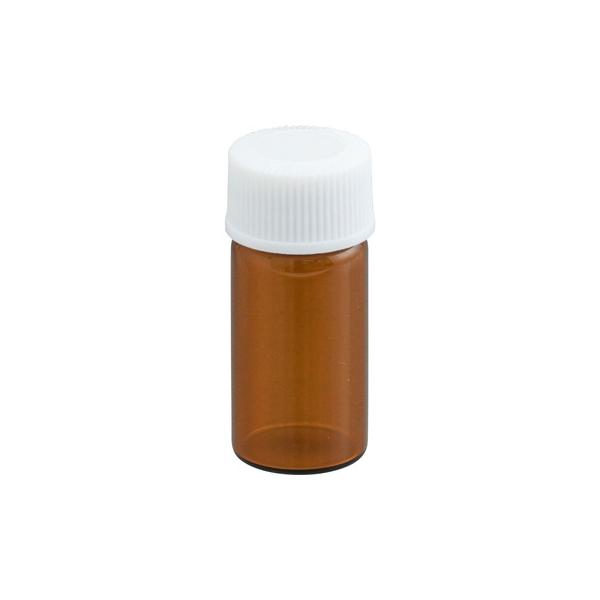 充実の品 スクリュー管瓶 マルエム 6mL No.2 5-099-04 1本 褐色